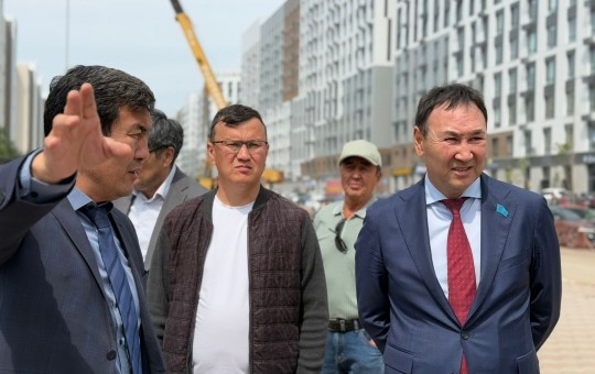 Продолжается строительство и ремонт дорожной инфраструктуры в столице