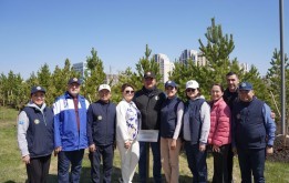 Аллея «30-летия маслихата столицы» появилась в Астане