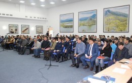 Встреча с жителями микрорайона Жагалау