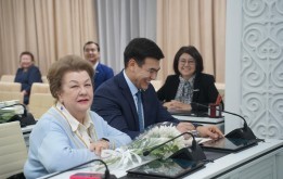 Чествование 75-летнего юбилея депутата маслихата трёх созывов Анасовой К.Н.