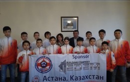 KWF АСТАНАЛЫҚ КОМАНДА ҚҰРАМАСЫМЕН ЖӘНЕ «КАРАТЭ – КЕКУШИНКАЙ ФЕДЕРАЦИЯСЫ» АҚҮ АСТАНА БӨЛІМШЕСІНІҢ ПРЕЗИДЕНТІМЕН КЕЗДЕСУ