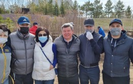 Елордалық мәслихат депутаттары триатлон паркінің аумағын абаттандырды