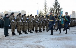 «Ел Тірегі - 2019» республикалық акциясы жүріп жатыр. Елордада Қарулы Күштердің жас толымы Әскери ант қабылдады