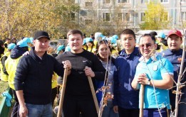 Астана қалалық мәслихат депутаты Оралов Асхат Раздықұлы өз округінде сенбілік өткізді