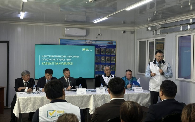 Состоялась встреча с коллективом «Астана Тазалық»