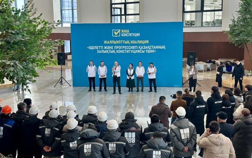 Компанияның «Mabetex Group» ұжымымен, сондай-ақ «Астана әлеуметтік технологиялар» қоғамдық бірлестігінің қызметкерлерімен кездесу өткізді