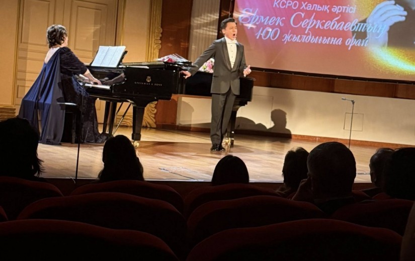 «Астана Опера» театрында композитор Ермек Серкебаевтың 100 жылдығына арналған «Ұлы Дала Даусы» концерті өтті