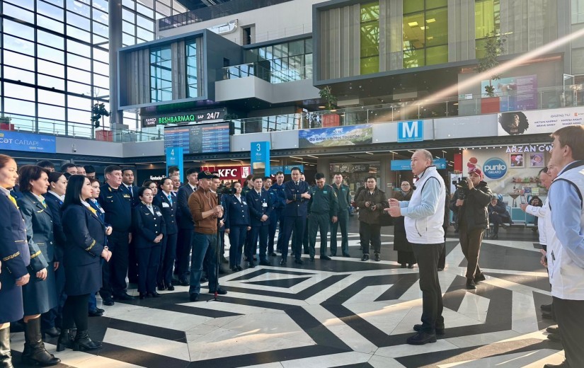 Республикалық халықтық штаб мүшелері «Нұрлы Жол» теміржол вокзалының және НФС-3 сорғы-сүзгі станциясының ұжымдарымен кездесті