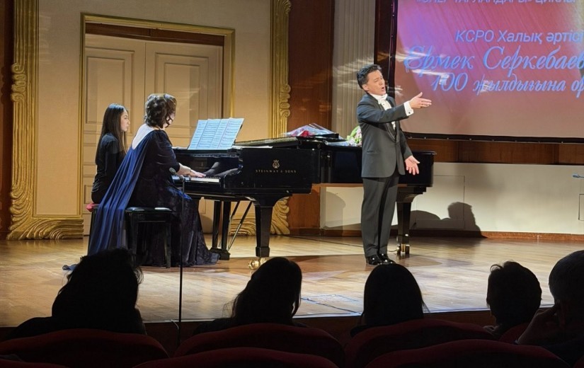 «Астана Опера» театрында композитор Ермек Серкебаевтың 100 жылдығына арналған «Ұлы Дала Даусы» концерті өтті