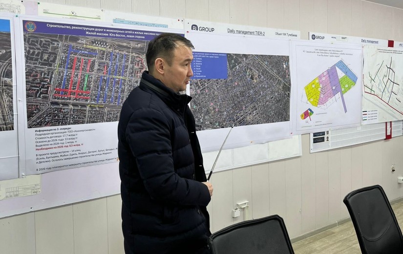 Кезекті сессияға дайындық аясында «Алматы» ауданындағы «Оңтүстік-Шығыс» тұрғын алабында орналасқан бірқатар нысандарды мәслихат депутаттары аралады